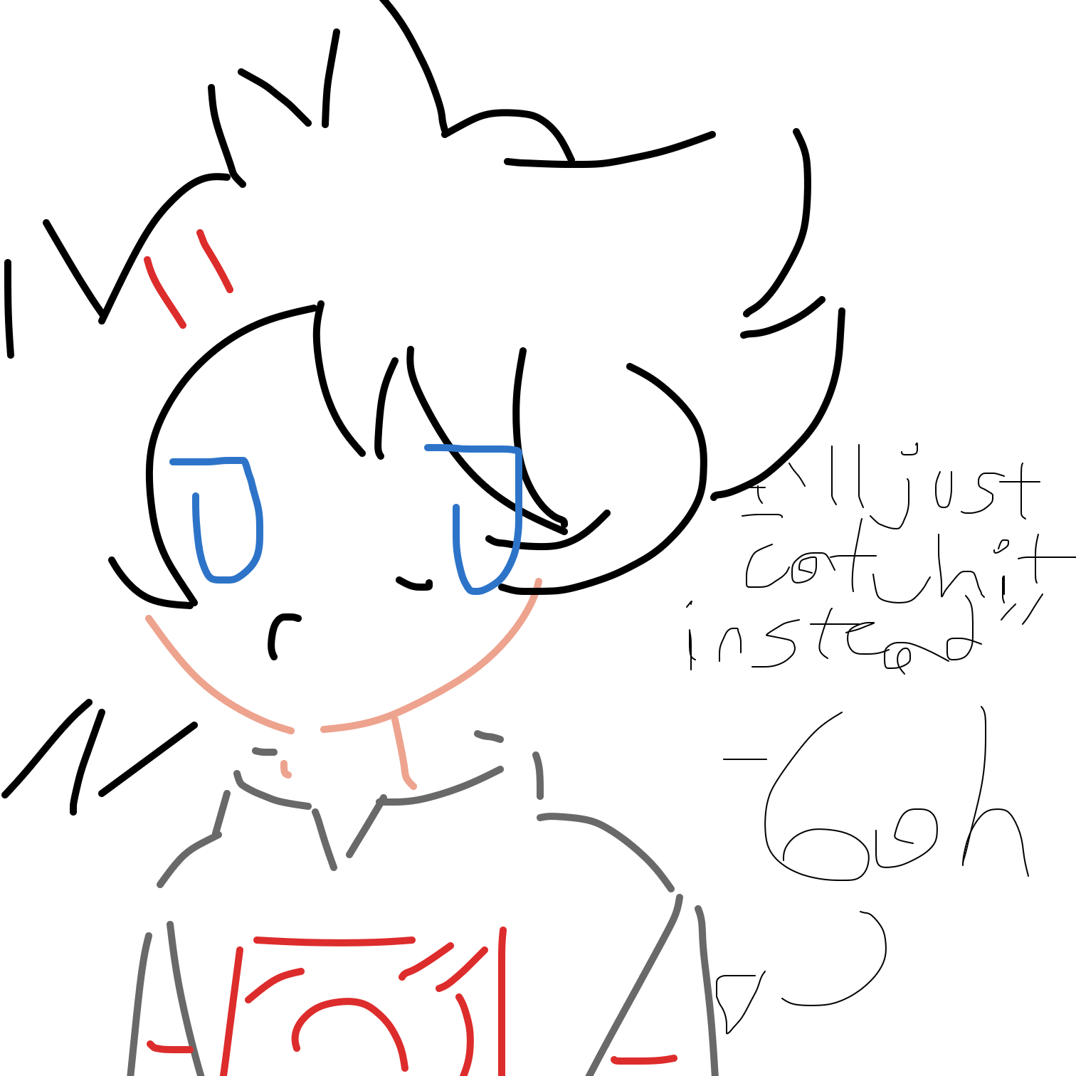 Goh from Pokemon Journeys will catch it instead - Online Drawing Game Comic Strip Panel by Goh