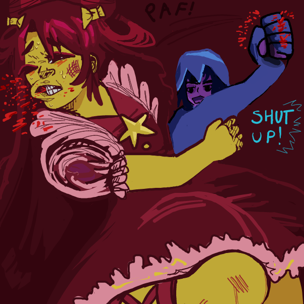  - Online Drawing Game Comic Strip Panel by Mothbunita