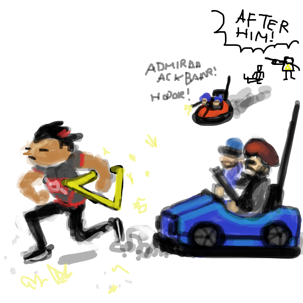 The Fast and The Furious - Online Drawing Game Comic Strip Panel by Peyocay