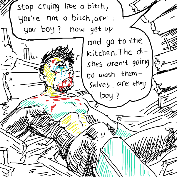  - Online Drawing Game Comic Strip Panel by Fathur