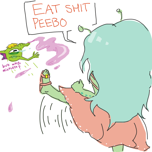 Drawing in alien mother by The Burned Man