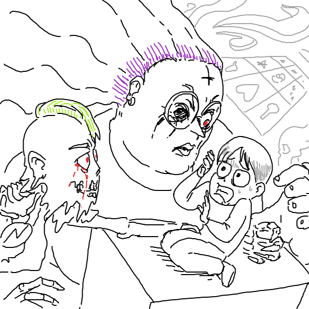 Drawing in Hot Topic by Fathur