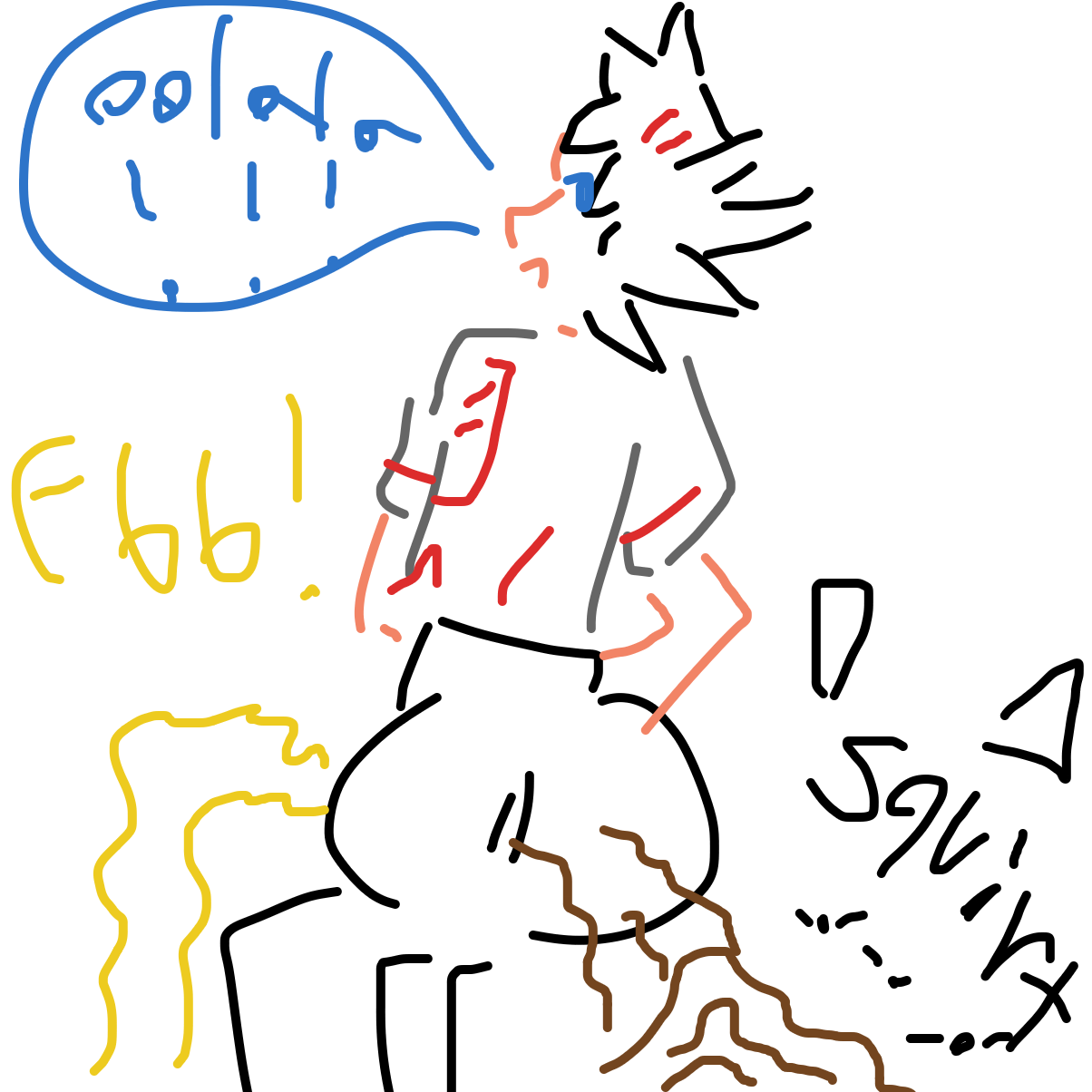 Goh from Pokemon Journeys - Online Drawing Game Comic Strip Panel by Goh