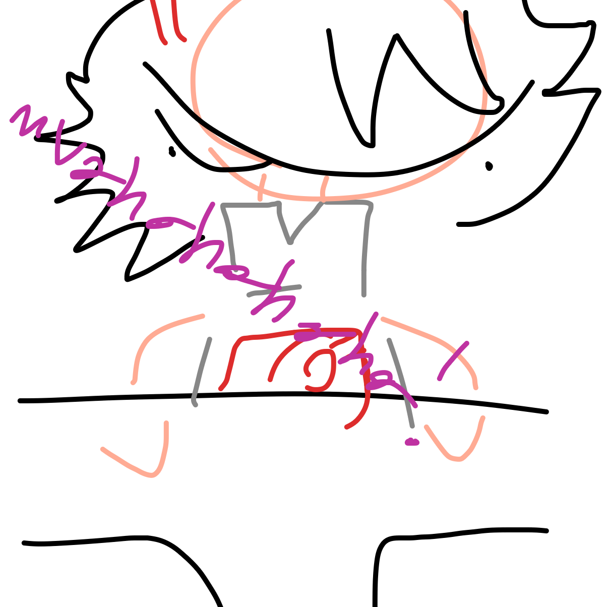 Goh is in her underwear - Online Drawing Game Comic Strip Panel by Goh