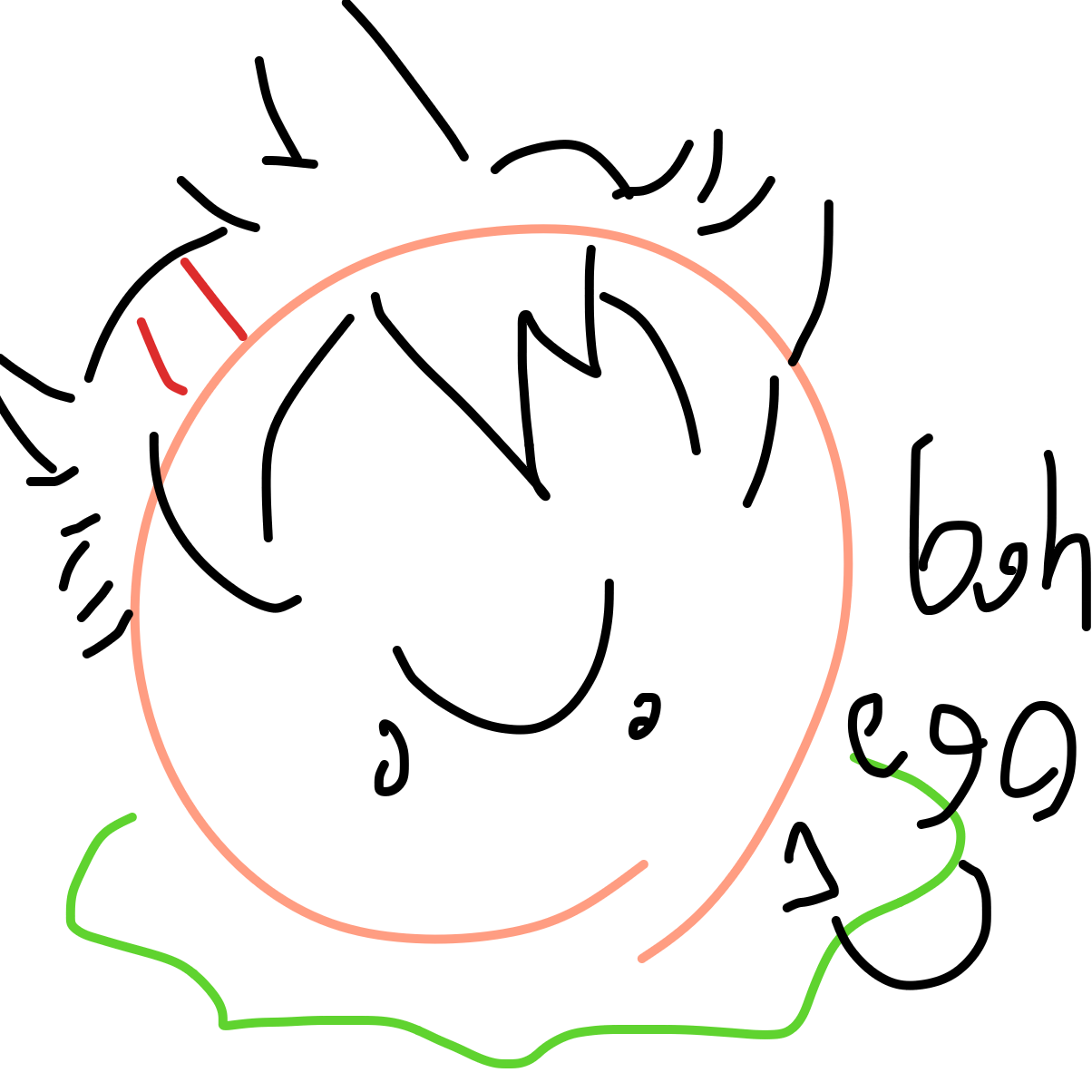 Drawing in The Gassy Egg by Goh