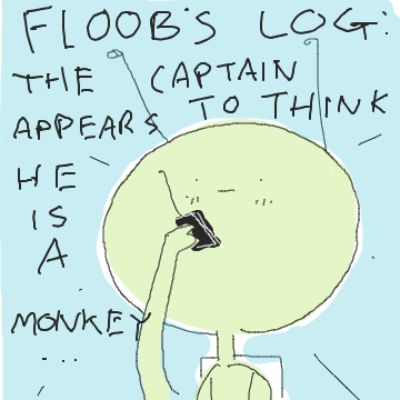Is the captain crazy, or is Floor? - Online Drawing Game Comic Strip Panel by Potato Man
