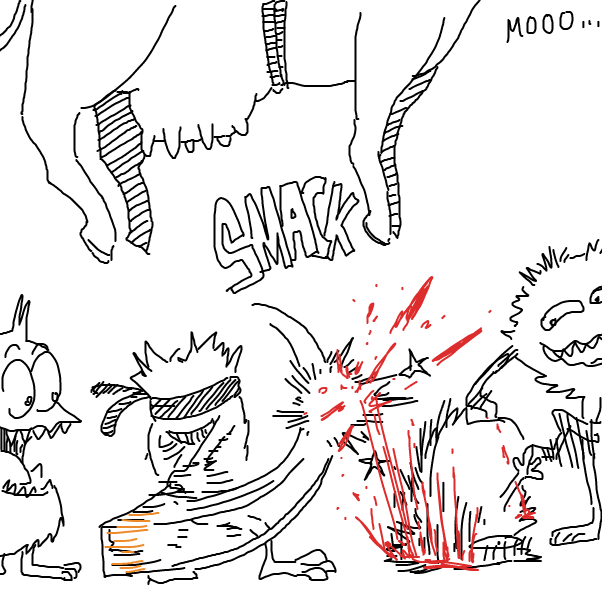  - Online Drawing Game Comic Strip Panel by Fathur