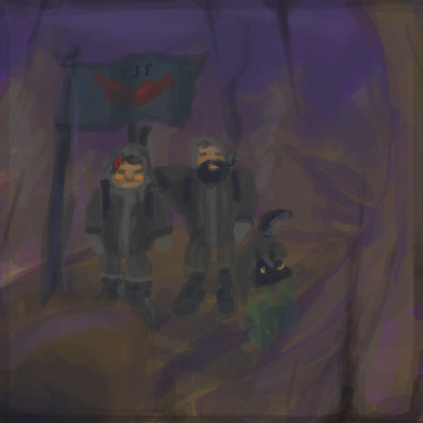 "The Big Sausage Club conquered Twin Peaks in  July 15 1965, when asked what inspired the expedition they just kept giggling" - Online Drawing Game Comic Strip Panel by Peyocay