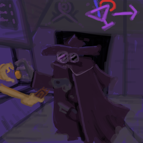 "That's different. Here, you shall pass!" - Online Drawing Game Comic Strip Panel by Peyocay