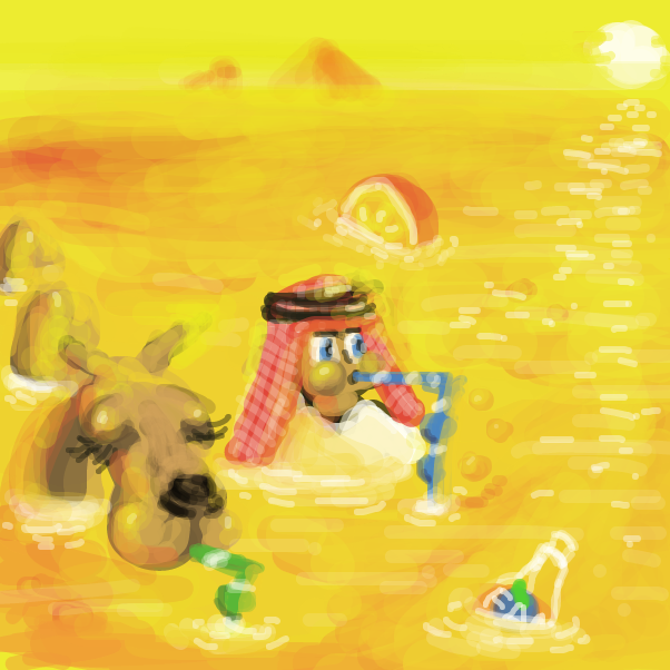 was it just fanta sea? - Online Drawing Game Comic Strip Panel by Peyocay