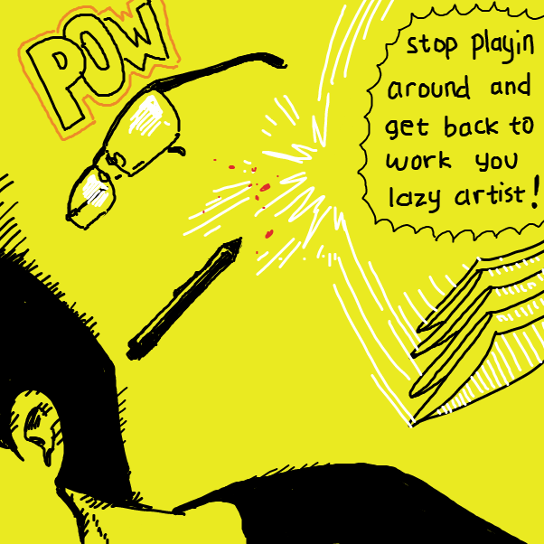  - Online Drawing Game Comic Strip Panel by Fathur