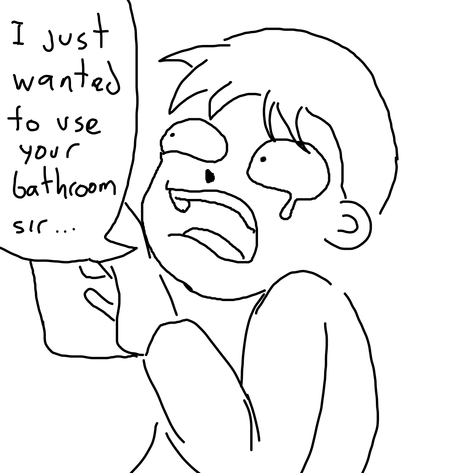 Drawing in Hot Topic by Sabandija