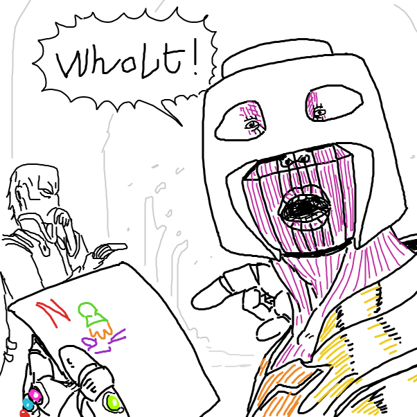  - Online Drawing Game Comic Strip Panel by Fathur