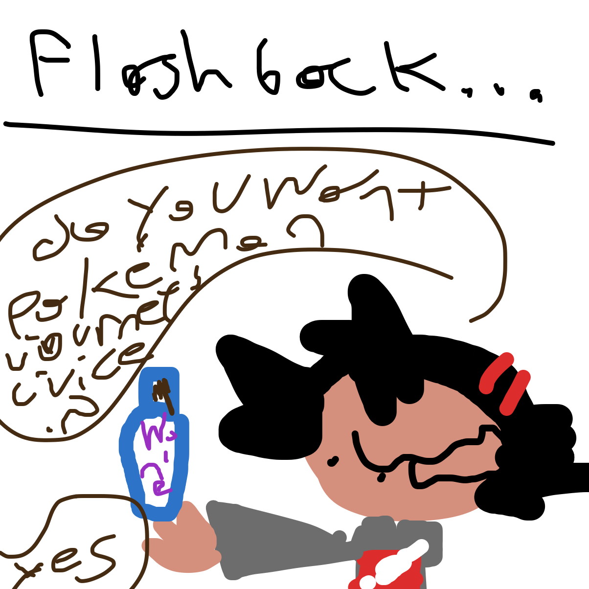 Drawing in Sloppy Drunk by Goh