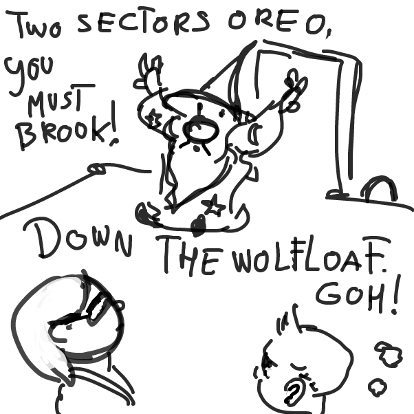 "Who's that guy?" - Online Drawing Game Comic Strip Panel by Peyocay