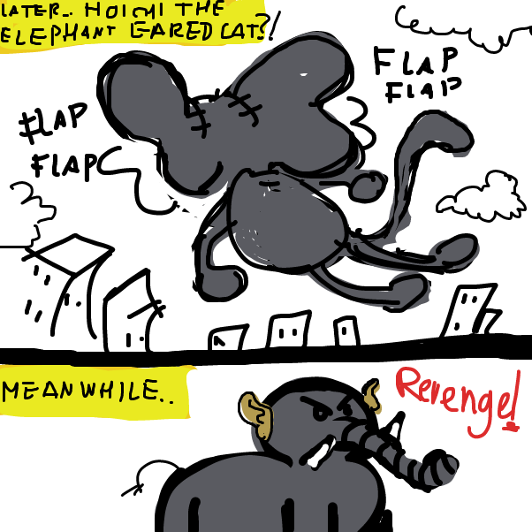 what a mess! - Online Drawing Game Comic Strip Panel by Peyocay