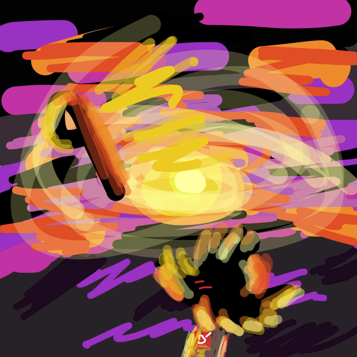 goh from the pokemon anime watches the sun explode - Online Drawing Game Comic Strip Panel by Goh