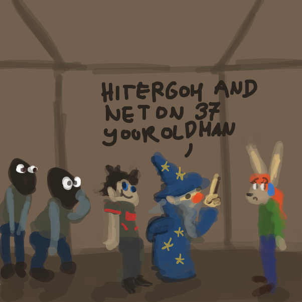 "maybe solitude is not that bad afterall?" - Online Drawing Game Comic Strip Panel by Peyocay