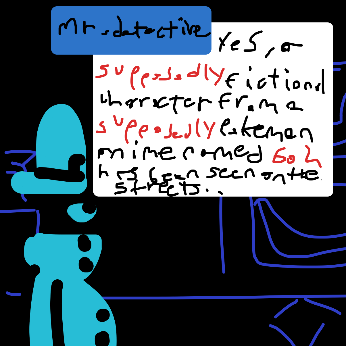 Drawing in Detective Ghost Part 1 by Goh