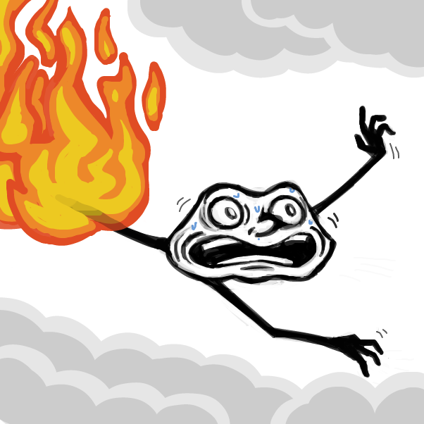 stop, drop and troll - Online Drawing Game Comic Strip Panel by 🔲