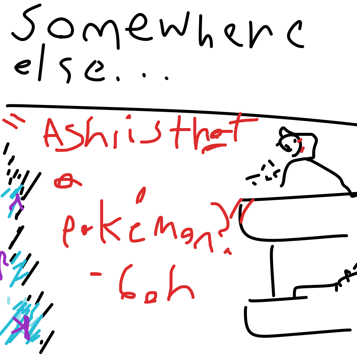 Drawing in paperwork by Goh