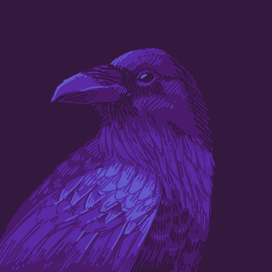 Drawing in monochromatic jam by Chikkin