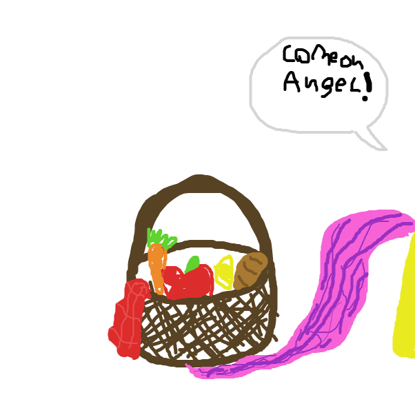 Drawing in My Little Pony III: Fluttershy's Picnic by Stormy star