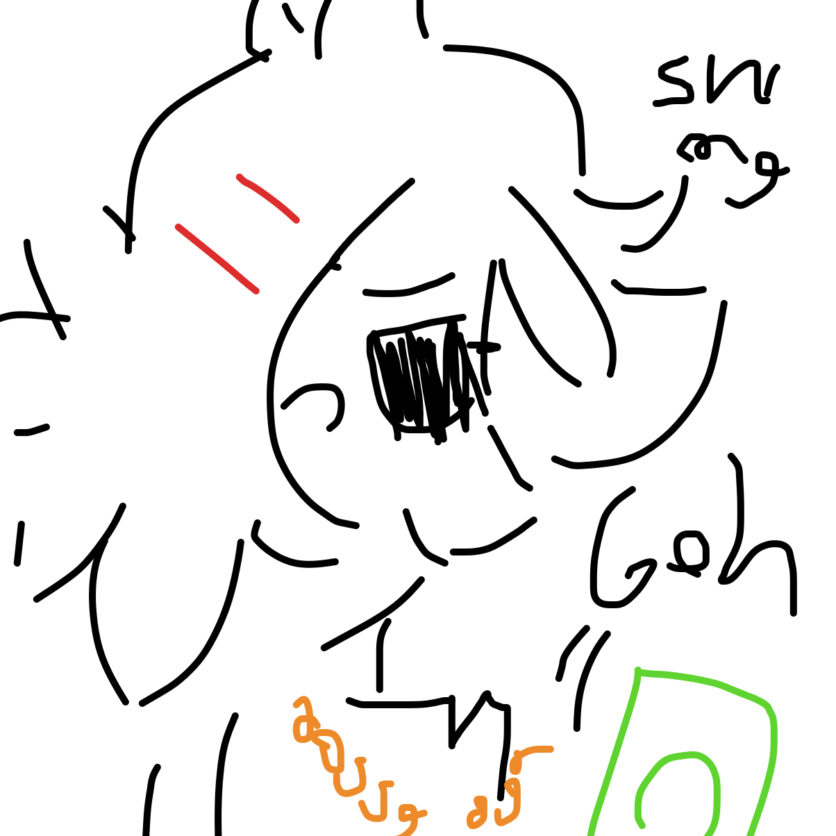 Drawing in swag by Goh