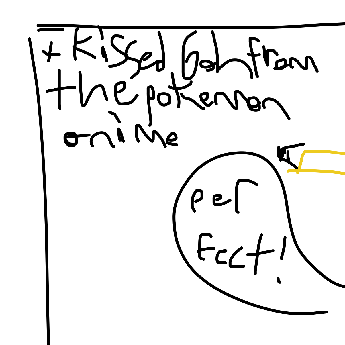 Drawing in Opening line by Goh