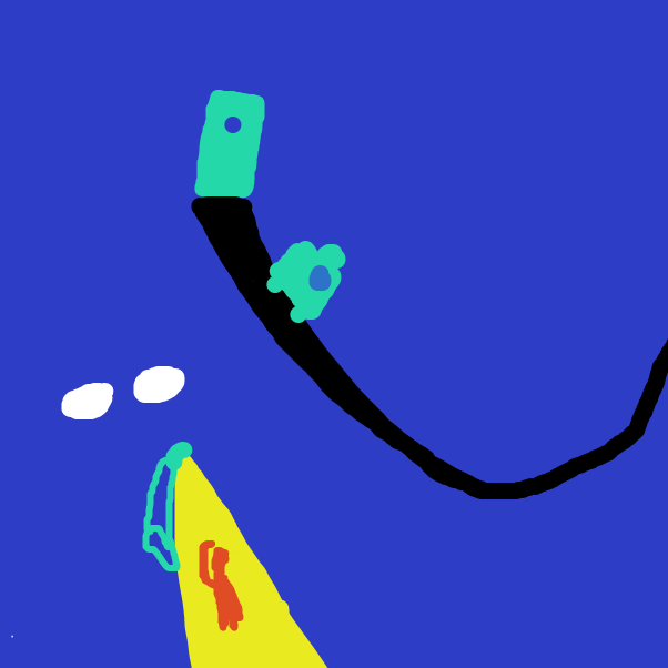 Drawing in lamp by Stormy star