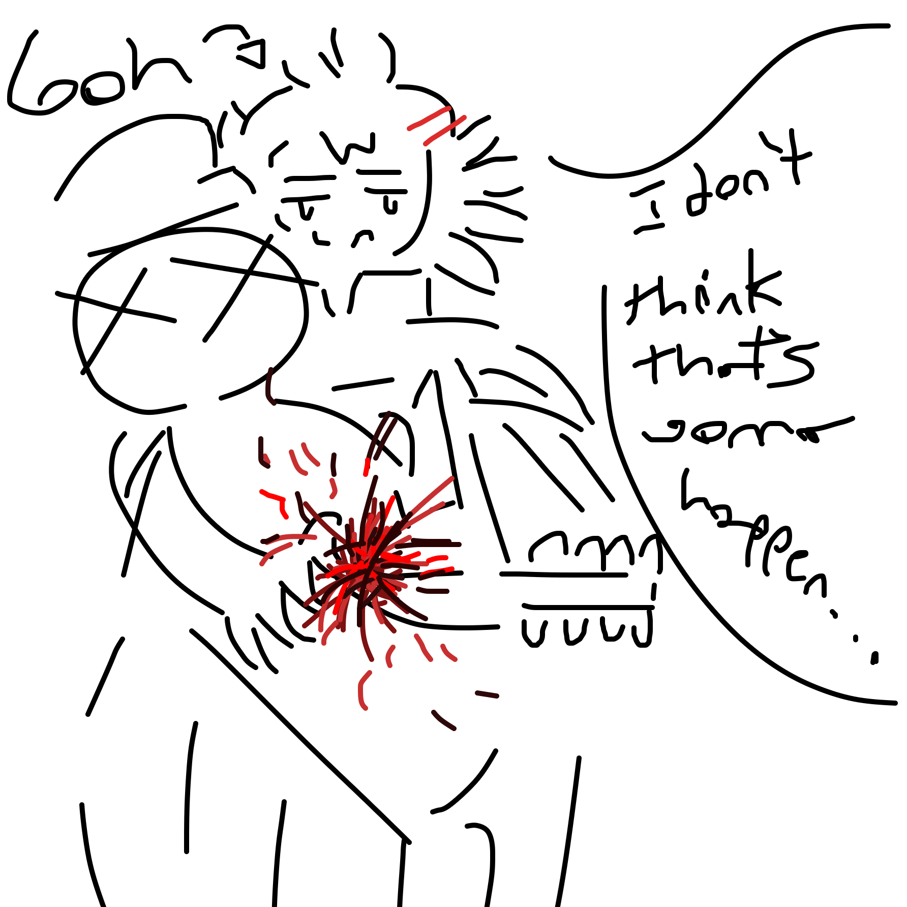 Drawing in this job sucks by Goh