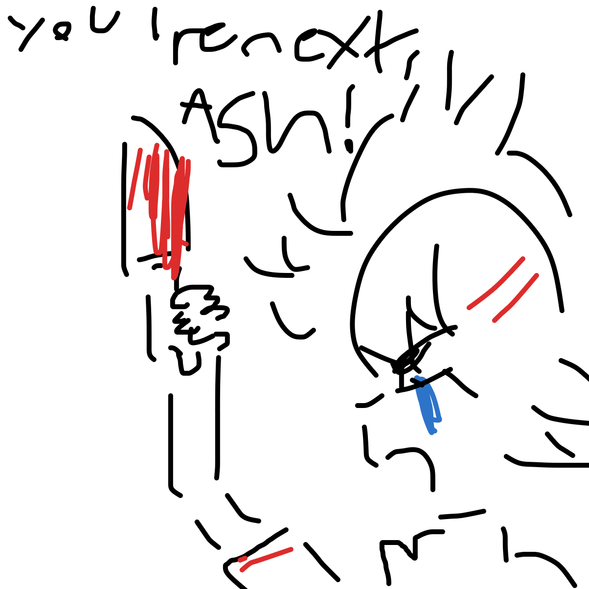 Drawing in Stupid Ash Ketchum by Goh