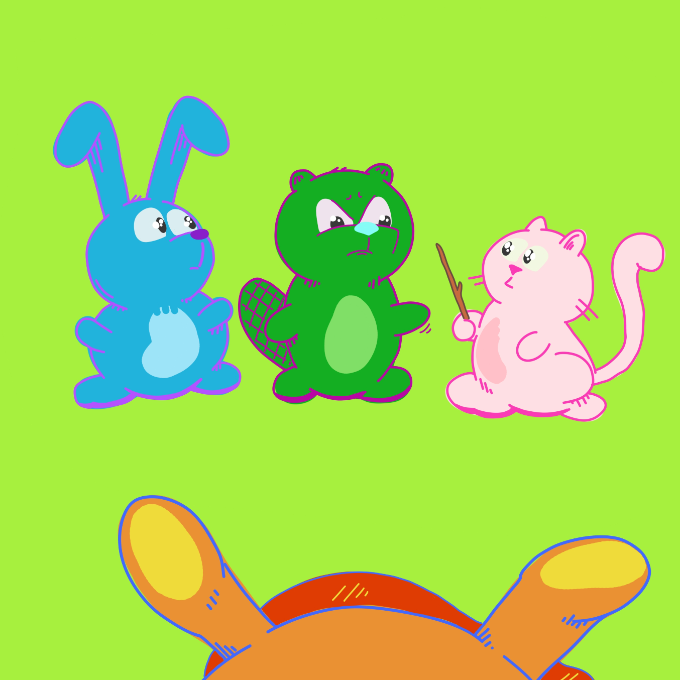  - Online Drawing Game Comic Strip Panel by Wizard Croissant