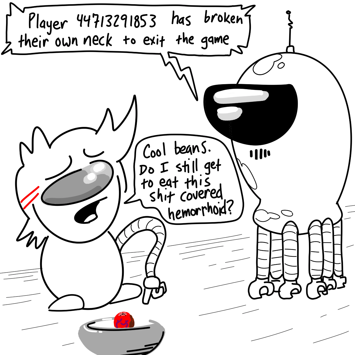  - Online Drawing Game Comic Strip Panel by Wizard Croissant