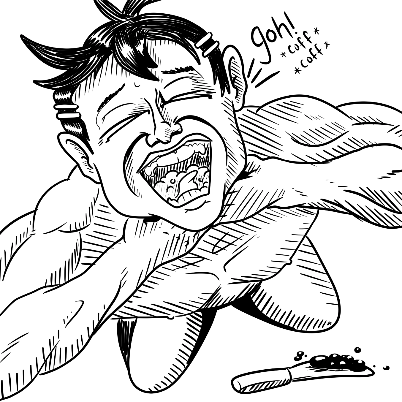  - Online Drawing Game Comic Strip Panel by Wizard Croissant