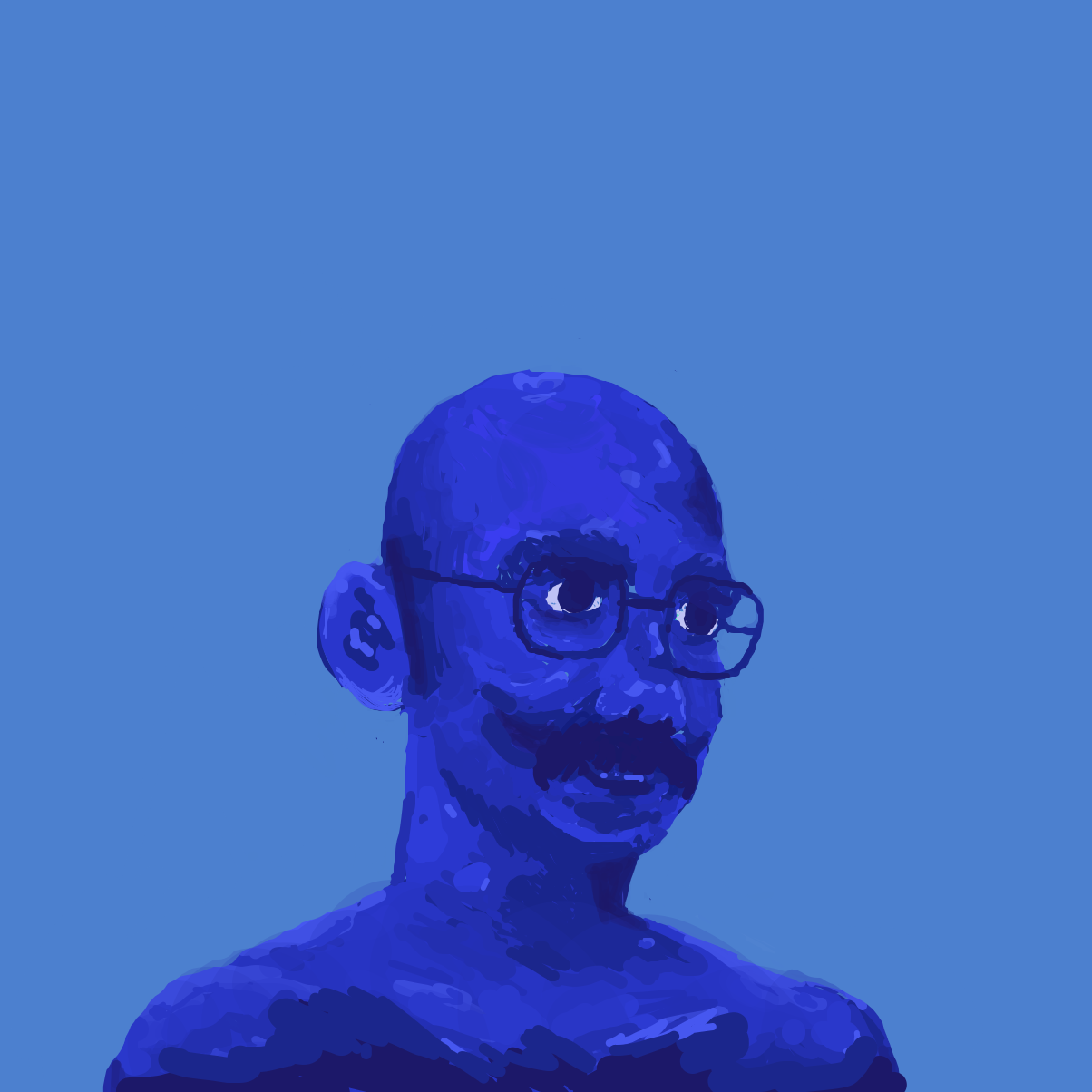 Drawing in monochromatic jam by Kittensplease