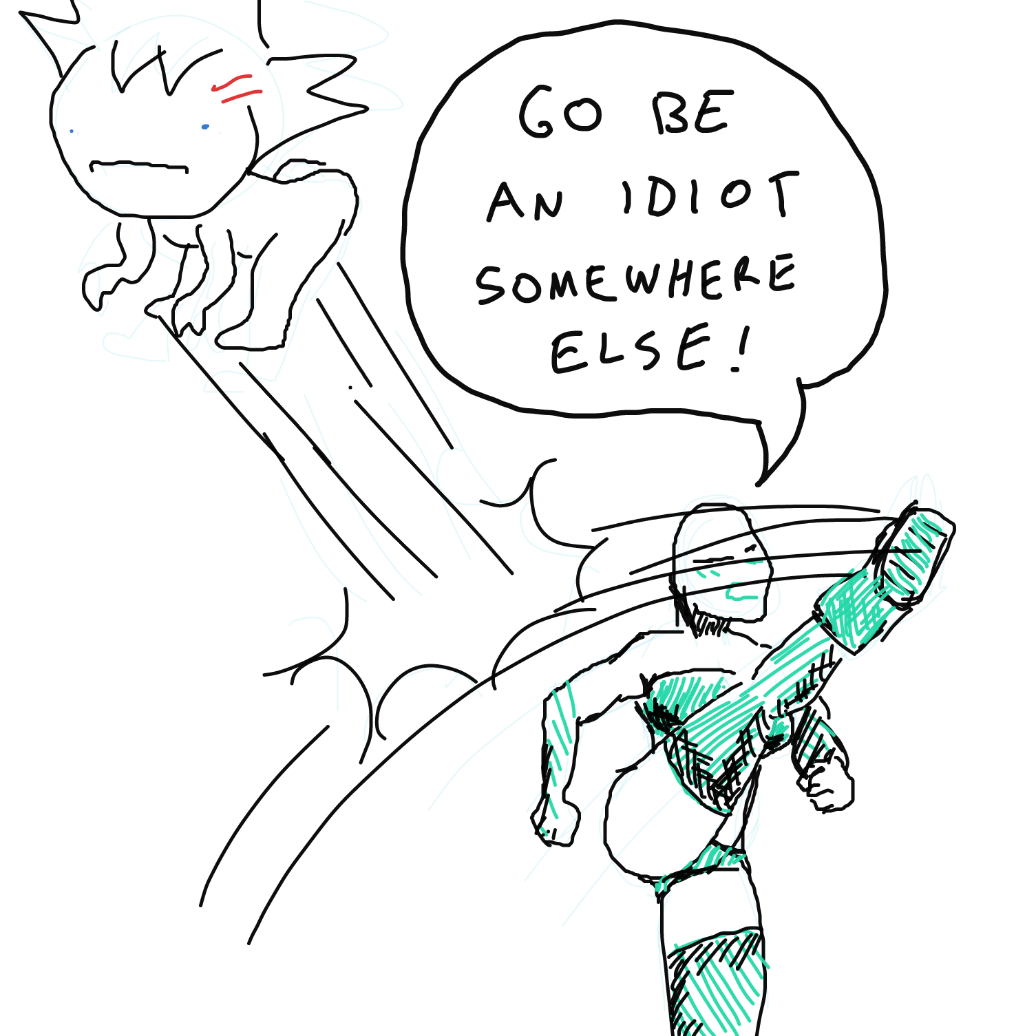  - Online Drawing Game Comic Strip Panel by Sabandija