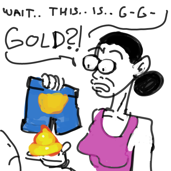 "holy sh-" - Online Drawing Game Comic Strip Panel by Peyocay