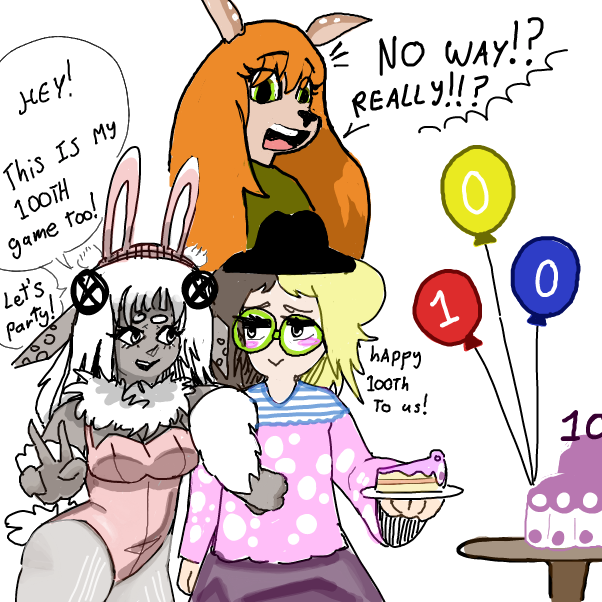 100 games gang!!!! - Online Drawing Game Comic Strip Panel by Mothbunita