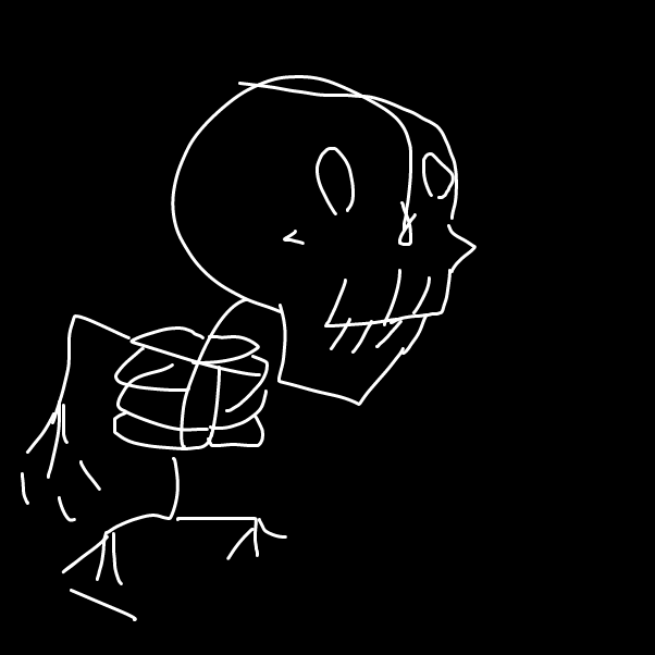 Drawing in Skull by Gnapsquid