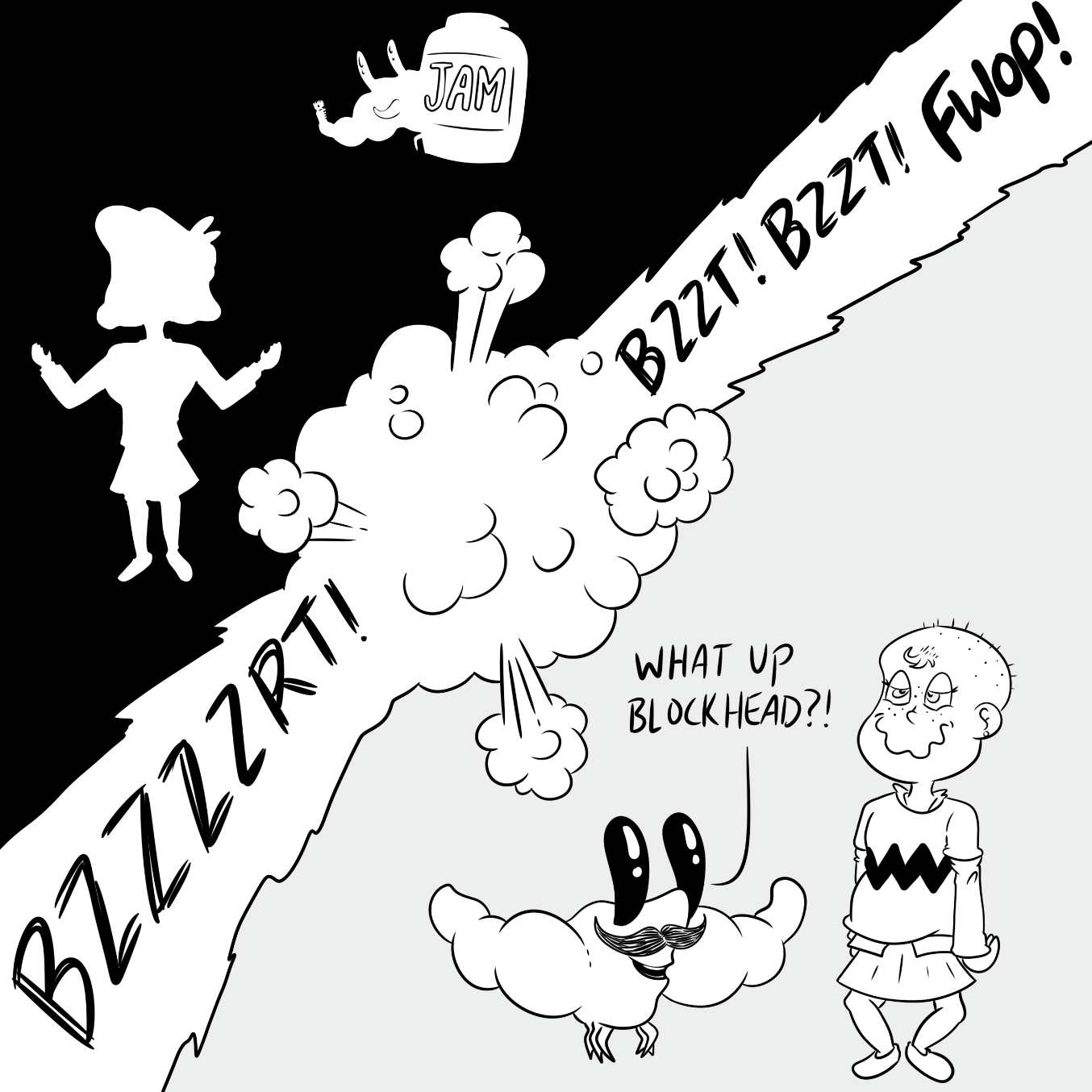  - Online Drawing Game Comic Strip Panel by Wizard Croissant