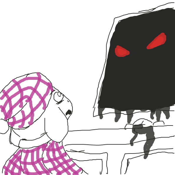 Get spooked - Online Drawing Game Comic Strip Panel by Derren