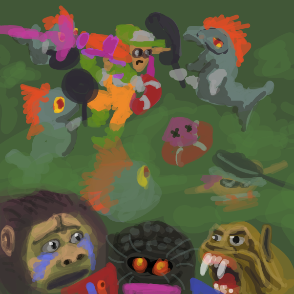 "PUT THE EGG IN THE BASKET" - Online Drawing Game Comic Strip Panel by Peyocay