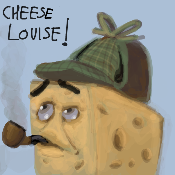 Cheese Mysteries will return after these messages - Online Drawing Game Comic Strip Panel by Peyocay