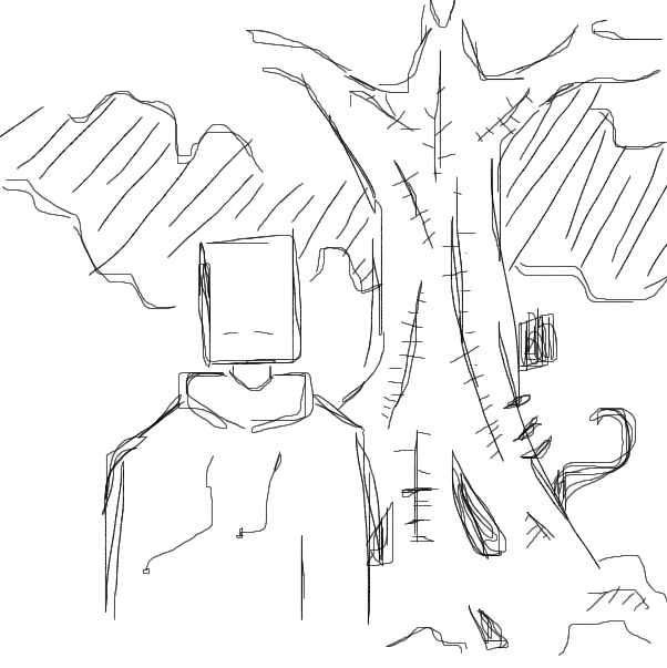 what i think when something is behind me
 - Online Drawing Game Comic Strip Panel by jin