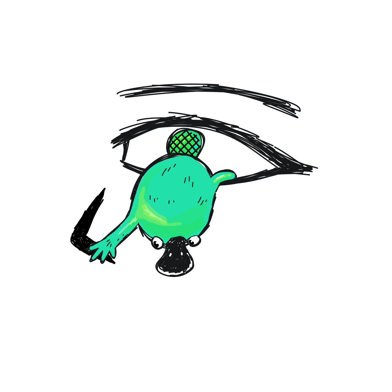  - Online Drawing Game Comic Strip Panel by Wizard Croissant