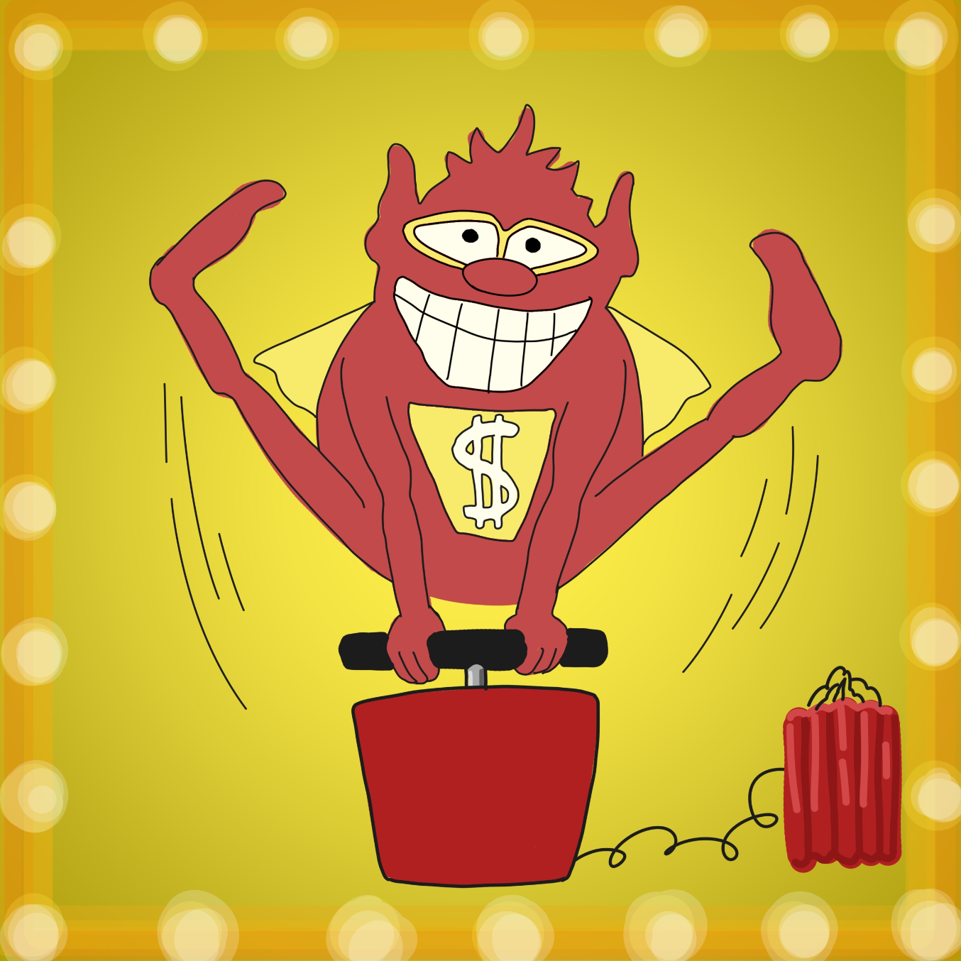 Whammy! - Online Drawing Game Comic Strip Panel by Wizard Croissant