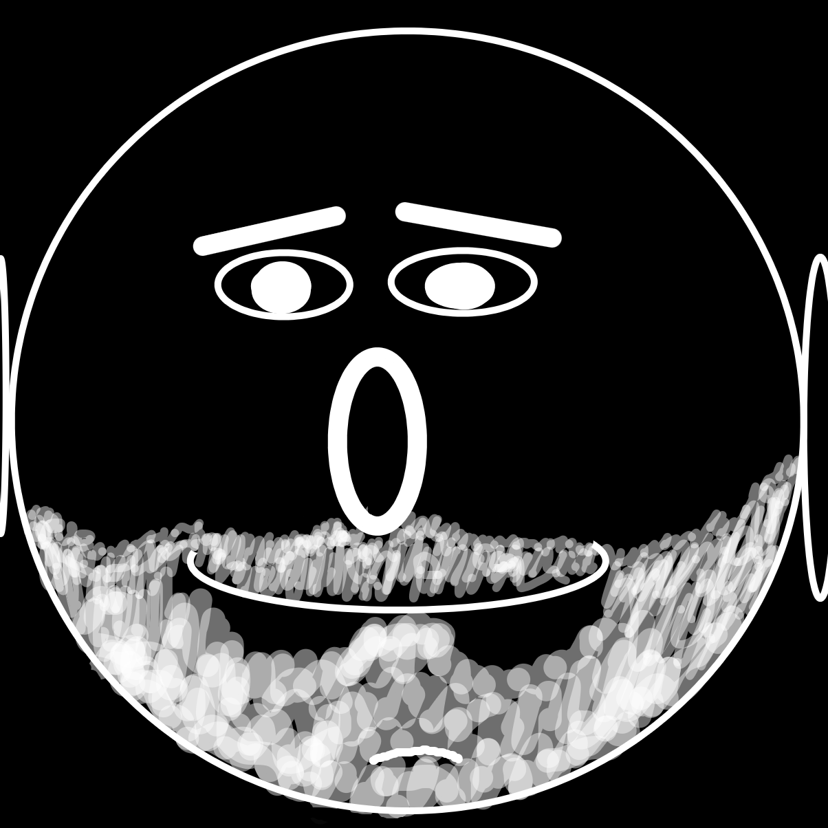 Drawing in Face by JDPaced