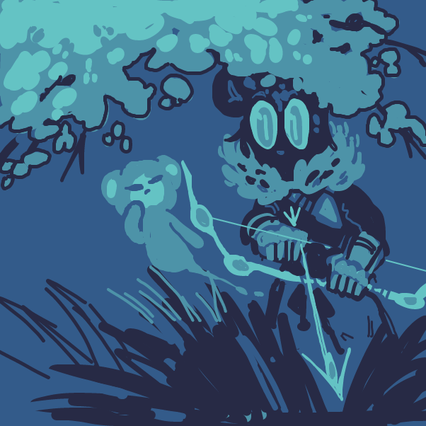 Liked webcomic Blind Archer