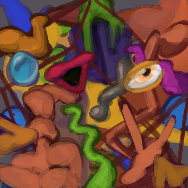 a mess - Online Drawing Game Comic Strip Panel by Peyocay